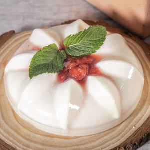 Pannacota na forma para Confeitaria